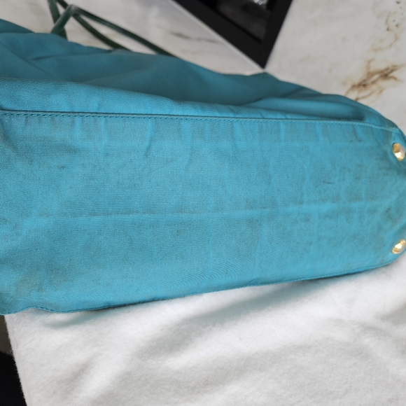 Prada Tessuto Nylon Turquoise Tote bag - Picture 5 of 13